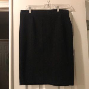 Basic black pencil skirt